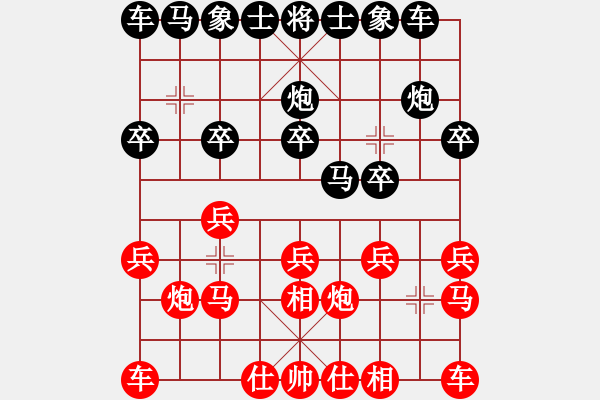 象棋棋谱图片：171215 第5轮 第2桌 第4台 陈星元（柔）先胜 李家骏（布） - 步数：10 