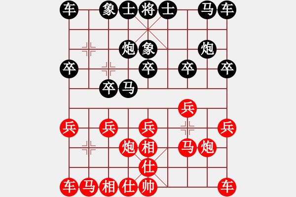象棋棋谱图片：第七轮第1台四川金红和河北侯文博 - 步数：10 
