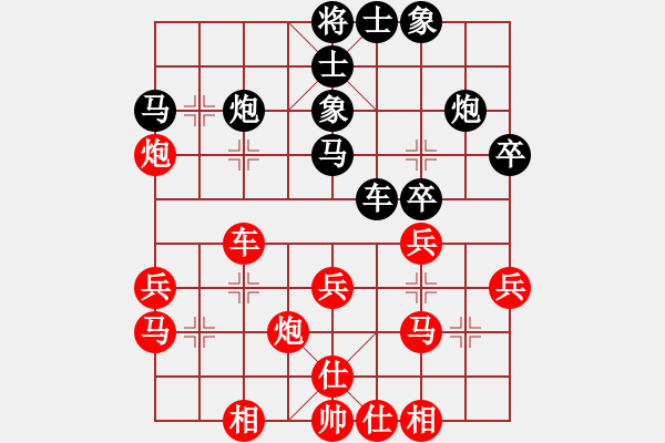 象棋棋譜圖片：初等(8星)-勝-神主宰(4f) - 步數(shù)：30 