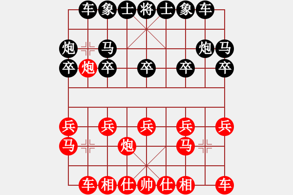 象棋棋谱图片：才子花小奕(1段)-负-小愚小智(月将) - 步数：10 
