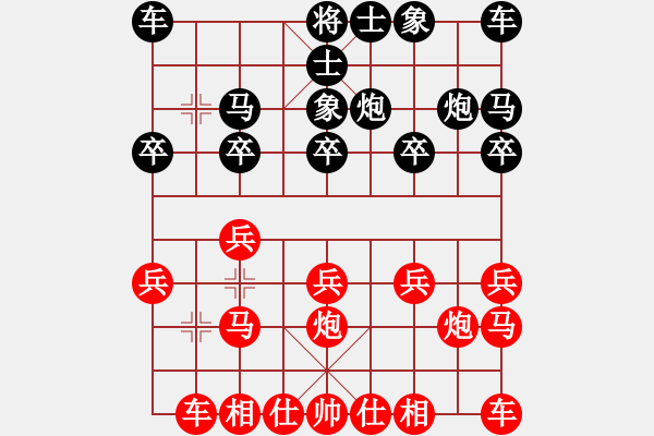 象棋棋譜圖片：qqq 和 梁山好漢 - 步數(shù)：10 