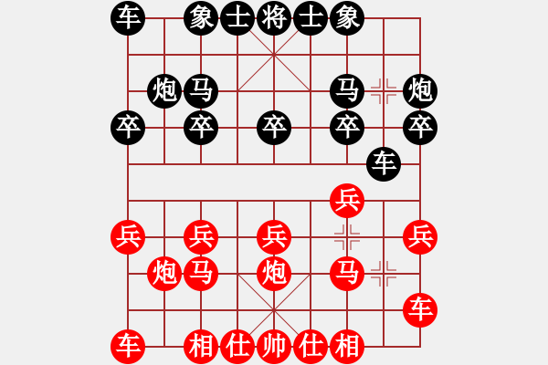 象棋棋谱图片：赖坤琳 先负 林熠圣 - 步数：10 
