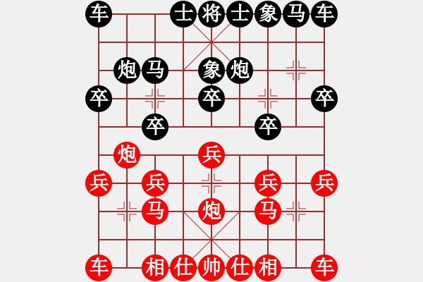 象棋棋譜圖片：步步為贏[305533318] -VS- 喜怒無常[328227779] - 步數(shù)：10 