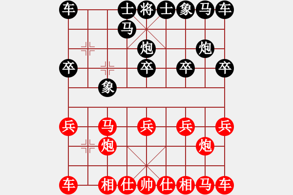 象棋棋譜圖片：金庸一品堂棋社 金庸武俠趙敏 先負 金庸武俠令狐沖 - 步數(shù)：10 