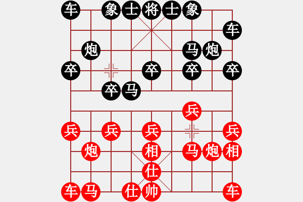 象棋棋譜圖片：江湖黑馬(9星)-和-alphacata(9星) - 步數(shù)：10 