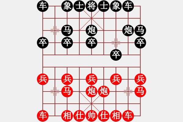 象棋棋譜圖片：阜蒙縣少年宮 鄭宇 勝 鞍山棋院 褚振興 - 步數(shù)：10 