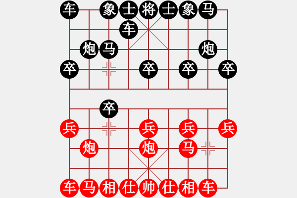 象棋棋譜圖片：京群-萌哥VS囍vs奕藝似神仙(2012-3-31 9_20_13) - 步數(shù)：10 