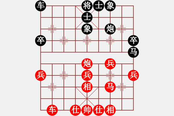 象棋棋譜圖片：老溫(4段)-勝-裘千仞(8級(jí)) - 步數(shù)：40 