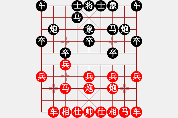 象棋棋譜圖片：老人河[1842737212] 負(fù) ◤∷君戰(zhàn)神武∷◥[-] - 步數(shù)：10 