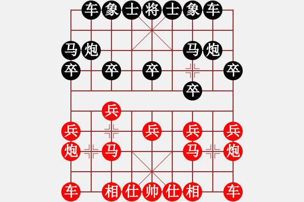 象棋棋譜圖片：小玫貞子(9f)-勝-唐山象棋卒(9星) - 步數(shù)：10 