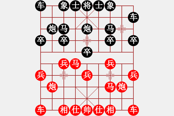 象棋棋譜圖片：月樓[709518901] -VS- ︶ㄣmanners[50104345] - 步數(shù)：10 