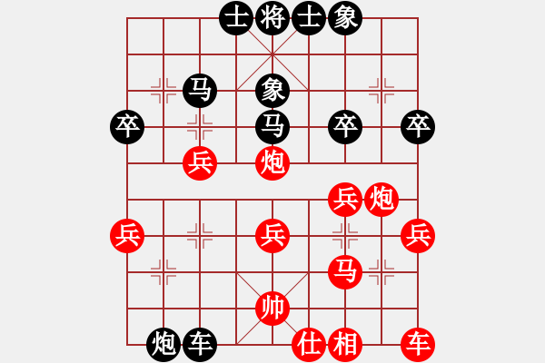 象棋棋譜圖片：月樓[709518901] -VS- ︶ㄣmanners[50104345] - 步數(shù)：30 