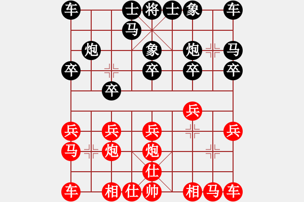 象棋棋譜圖片：四川省 張春燕 勝 內(nèi)蒙古自治區(qū) 劉瑞斌 - 步數(shù)：10 