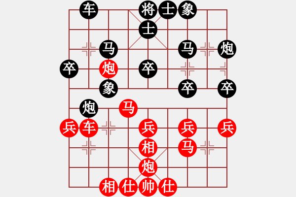 象棋棋譜圖片：風(fēng)成游俠(2段)-勝-高車保馬(2段) - 步數(shù)：30 