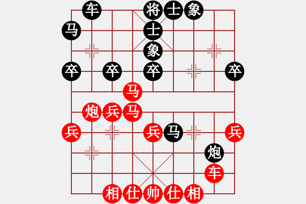 象棋棋譜圖片：回馬棄炮計(jì)謀深 - 步數(shù)：0 