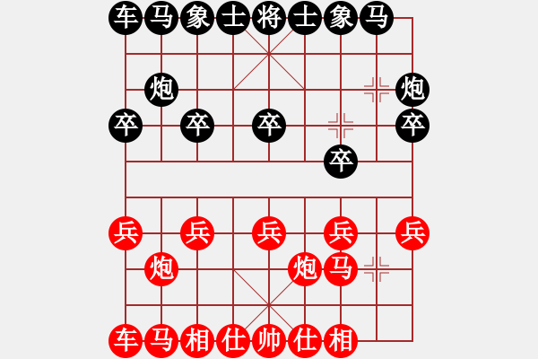 象棋棋譜圖片：章魚TV時鳳蘭VS大師群樺(2016 10 29) - 步數(shù)：10 