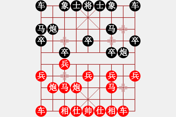 象棋棋譜圖片：過宮炮局（重炮點(diǎn)穴，一招制敵） - 步數(shù)：10 