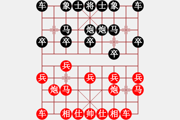 象棋棋譜圖片：雪野紅拂 負 紫薇花對紫微郎 - 步數(shù)：10 