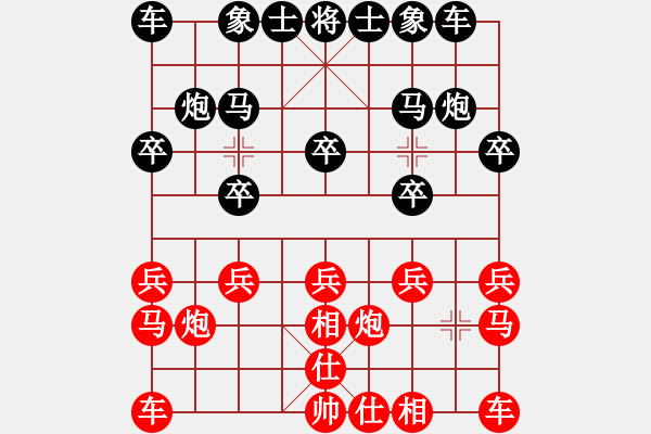 象棋棋譜圖片：zaqwsx(9星)-勝-jkll(8星) - 步數(shù)：10 