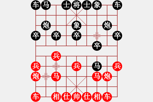 象棋棋譜圖片：第八輪寶雞邊小強(qiáng)先負(fù)山西孫忍卓 - 步數(shù)：10 