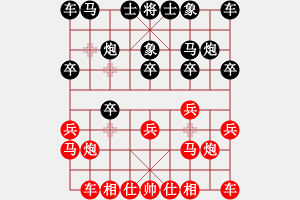 象棋棋谱图片：李团结(9星)-胜-刀又见飞刀(9星) - 步数：10 