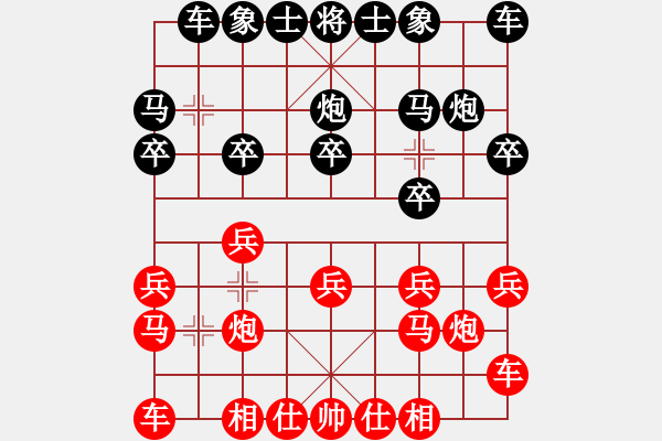 象棋棋譜圖片：銀河[812500461] -VS- 臭棋簍子[2551808498] - 步數(shù)：10 