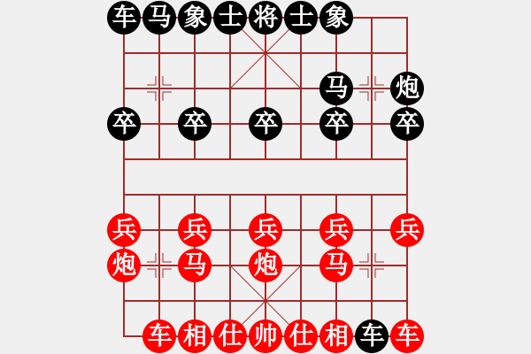 象棋棋譜圖片：無聊至極，關(guān)于變著與不變著 - 步數(shù)：10 