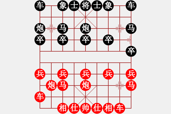 象棋棋譜圖片：11-09-02 dadaowan[1081]-勝-錘大爺[1117] - 步數(shù)：10 