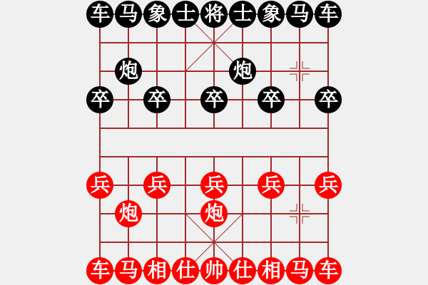 象棋棋譜圖片：w - 步數(shù)：2 