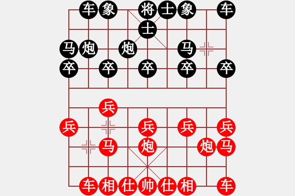 象棋棋譜圖片：梁山小李廣(3段)-勝-神洲(2段) - 步數(shù)：10 