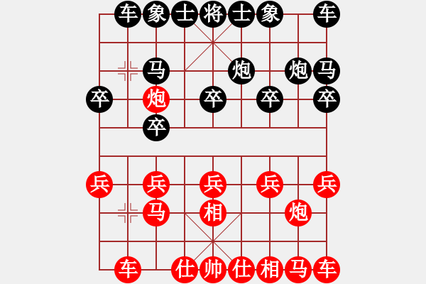 象棋棋譜圖片：棋天大圣 勝 浙江象棋計算機 - 步數(shù)：10 