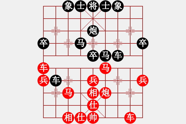 象棋棋譜圖片：東方棋鬼(8段)-勝-肥豬豬(4段) - 步數(shù)：40 