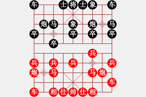 象棋棋譜圖片：懸疑驚險(xiǎn)象棋(三級(jí))vs看兩步(五級(jí))2015-11-07.ccf - 步數(shù)：10 