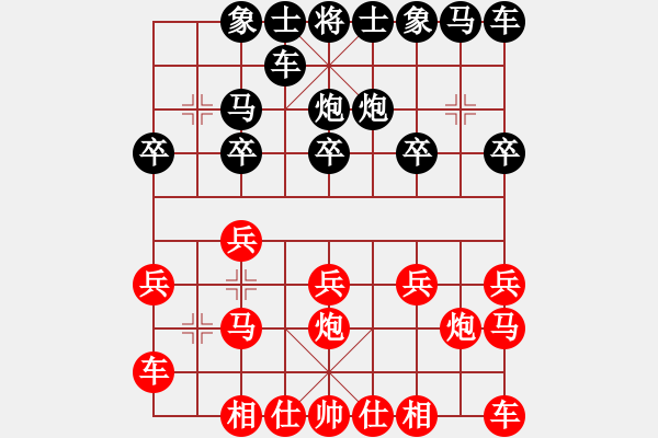 象棋棋譜圖片：鵝嗨鵝(1弦)-負(fù)-謝校(3弦) - 步數(shù)：10 