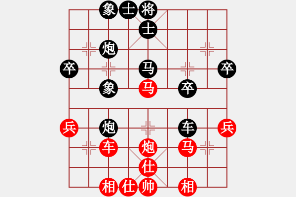 象棋棋譜圖片：龍君(3段)-負(fù)-khkkhkh(3段) - 步數(shù)：40 