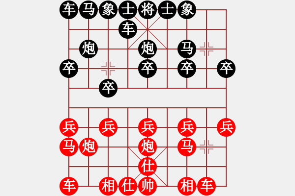 象棋棋譜圖片：枯葉 先負 玄機逸士 - 步數(shù)：10 