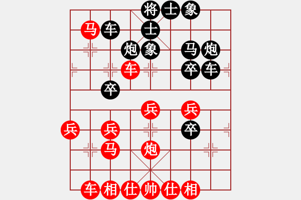 象棋棋譜圖片：《瘋狂的反宮馬！》金庸我太瘋癲【先負】寧波戚文卿(2015-1-14弈于大師網高級棋室) - 步數：30 