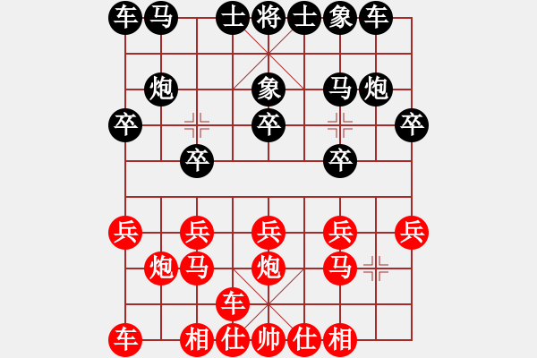 象棋棋譜圖片：橫才俊儒[292832991] -VS- 小剛[2438653750] - 步數(shù)：10 