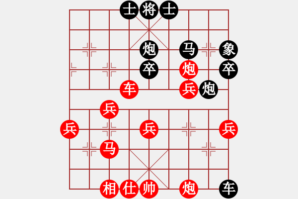 象棋棋譜圖片：棋壇毒龍(7段)-和-棋壇樂者(4段) - 步數(shù)：40 