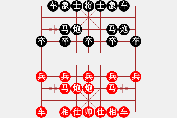 象棋棋譜圖片：北京天天醉VS鄭坊洛(2011-1-17) - 步數：10 