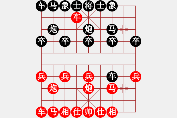 象棋棋譜圖片：朝霞和風(fēng)[2397505329] -VS- 橫才俊儒[292832991] - 步數(shù)：10 