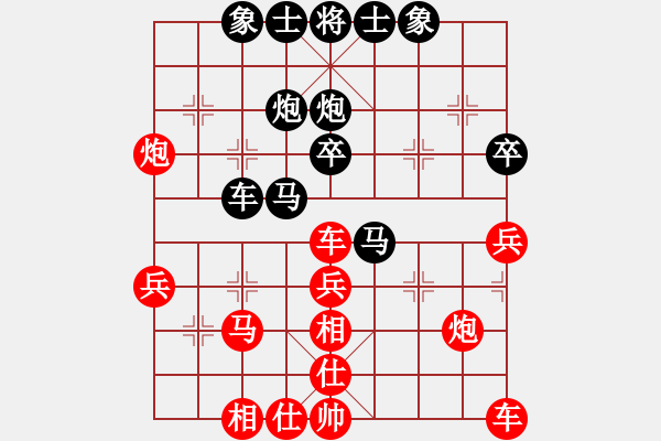 象棋棋譜圖片：過河帥[紅] -VS- 海洋[黑] - 步數(shù)：40 