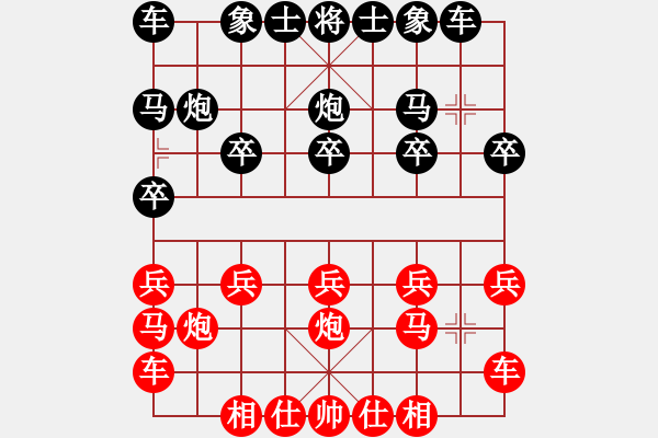 象棋棋譜圖片：橫才俊儒[292832991] -VS- 珠穆朗瑪[361318300] - 步數(shù)：10 