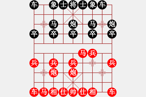 象棋棋譜圖片：炮車雙丟 反勝為敗！好男人[1658319650] -VS- 三臺怪手[1127175411] - 步數(shù)：10 