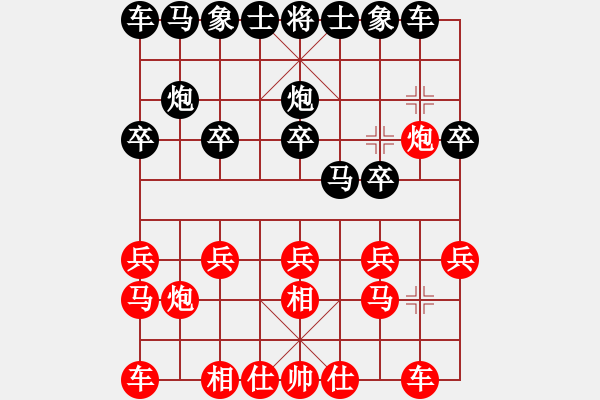 象棋棋譜圖片：一心一意【640324983】先負(fù)林小川2022-09－16 - 步數(shù)：10 