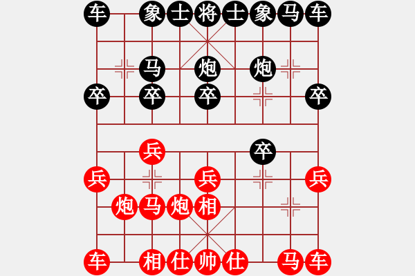 象棋棋譜圖片：江蘇常州璞悅縵宸隊 左文靜 勝 成都蓓蕾俱樂部隊 梁妍婷 - 步數(shù)：10 