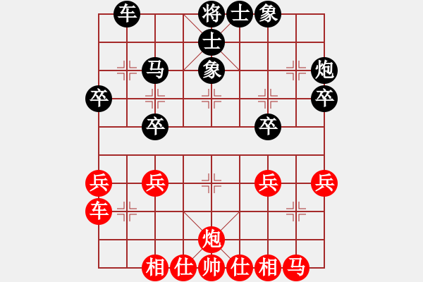 象棋棋譜圖片：3083232(將軍) 負(fù) 760213(太尉) - 步數(shù)：30 