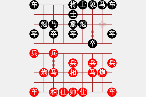 象棋棋譜圖片：易士屠龍vs對(duì)方是笨蛋 - 步數(shù)：10 