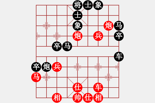 象棋棋譜圖片：可愛(ài)的小豬(2段)-負(fù)-蒲陽(yáng)陳二(1段) - 步數(shù)：48 