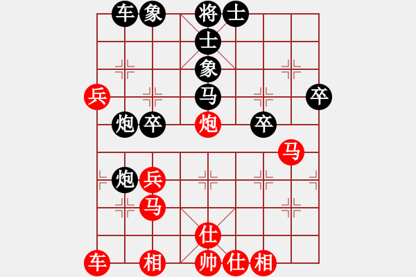 象棋棋譜圖片：上海金外灘 謝靖 和 杭州環(huán)境集團(tuán) 申鵬 - 步數(shù)：40 